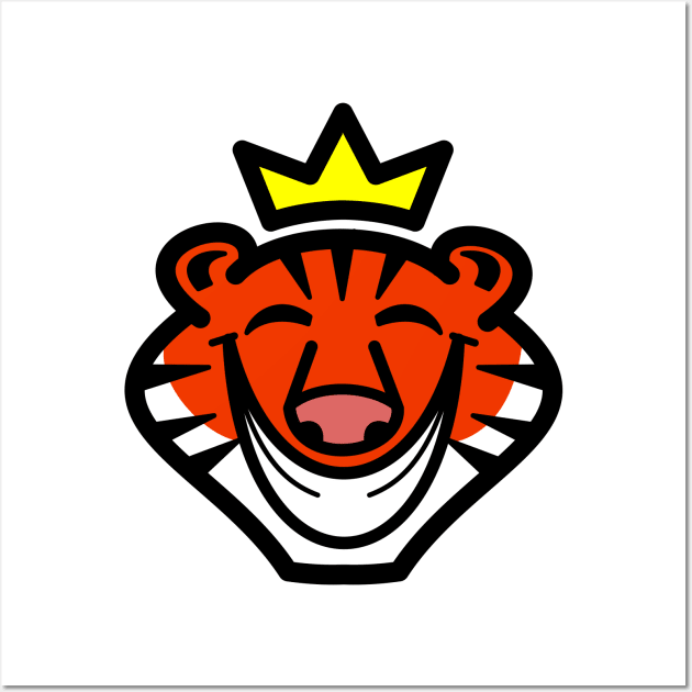 King Tiger Wall Art by Johnitees